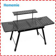 Camping IGT Table กันสนิมโต๊ะพับ BBQ อลูมิเนียมอัลลอยด์แบบพกพา IGT Table สำหรับตกปลากลางแจ้ง Camping