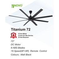INOVO 72" Ceiling Fan (TITANIUM 72)