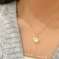 Necklace For Women 18K Gold - Callie in White - Gold Necklace - Final Touch