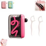 VIOLETLILAC  Floss Box, Oral Care Automatic Ejectable Floss Dispenser, without Floss Floss Organiser