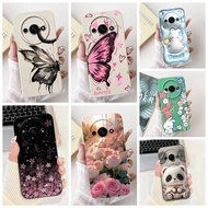 Xiaomi Redmi A3 Case Poco C61 Fashion Aesthetic Butterfly Flower Cute Cat Back Cover Xiaomi Poco C61