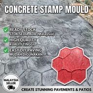 Thick Durable Concrete Imprint Mold Reusable Cement Stamping Tool DIY Floor Wall Pattern Mould