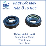HCC Compressor Seal, HCC BLOCK Seal, Diameter 26mm, Thickness 11mm, Shaft 14mm