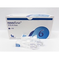 NovoFine Insulin Pen Needles 31G ( 0.25 x 6mm ) 100's