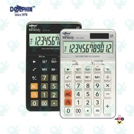 Dolphin Calculator 12 Digit-Black / White (Dol2750)
