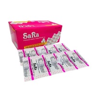 Sara Paracetamol Tablets 500 mg 10 Tab ซาร่า พาราเซตามอล ยาเม็ด บรรเทาปวด ลดไข้ กล่องละ 20 แผง 1 กล่