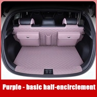 ZLWR AION UT พรมปูพื้นท้ายรถ วัสดุหนัง กันน้ำ กันรอยขีดข่วน ทนทานต่อการสึกหรอ พรมปูพื้นท้ายรถล้อมรอบ