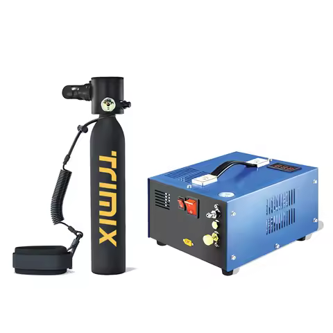 Factory stock 0.5L 1L scuba diving cylinder tank lung mini diving tank