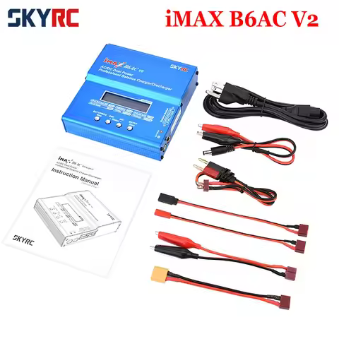 SKYRC iMAX B6AC V2 50W 6A Balance Charger Discharger Digital LCD Screen Li-ion Nimh Lipo Battery for