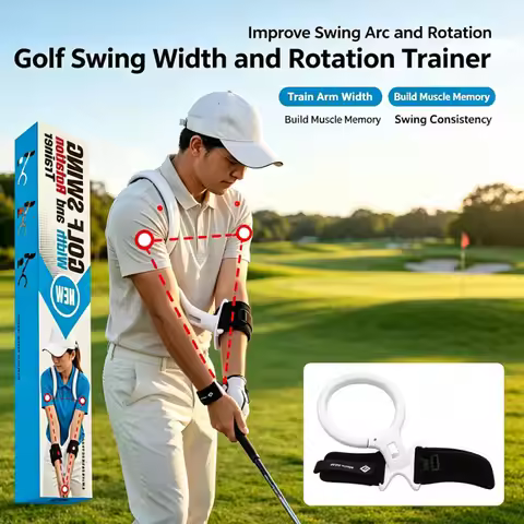 Golf Arm Swing Trainer, the prosendr widener, Golf swing width trainer, arm swing posture improve de