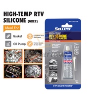 Selleys High-Temp RTV Gasket Maker Silicone l Grey 85g l Gam Gasket Tahan Panas l Gasket Maker