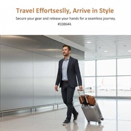 [Prs] Adjustable Elastic Luggage Straps 2PCS Anti Slip Durable Belts for Suitcase Safety Hotel Airpl
