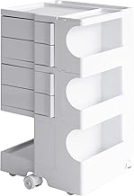 Miyatake Seisakusho WG-H004 WH Multi-Wagon, Pluna, 4 Sided Storage Wagon, with Casters, Push Type, S