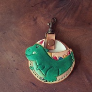 馬戲團可愛小爆龍 gogoro 鑰匙純牛皮皮革套