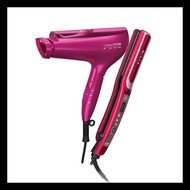 Special Bundling Tescom Collagen Platinum Hairdryer NTCD50-Argan Straightener