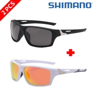 2PCS SHIMANO Sun Glasses Polarized Sunglasses Men For Men Shades For Fishing Shades Polarized For Me