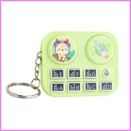 Mini DJ Keychain DJ Record Player Keyring Small Player Keychain for Backpack Handbag Purse Party Tra