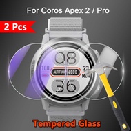 1/2/3/5 PCS Screen Protector For Coros Apex 2 / Pro GPS Smart Watch 2.5D 9H Ultra Clear / Anti Blue-Ray Tempered Glass Protective Film