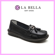 LA BELLA รุ่น LB ELITE ROUND FLATS รองเท้าหนังนิ่มสำหรับผู้หญิง รองเท้าขนาดบวก รองเท้าบัลเล่ต์แบนสบาย - LA101005