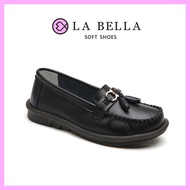 LA BELLA รุ่น LB ELITE ROUND FLATS รองเท้าหนังนิ่มสำหรับผู้หญิง รองเท้าขนาดบวก รองเท้าบัลเล่ต์แบนสบา