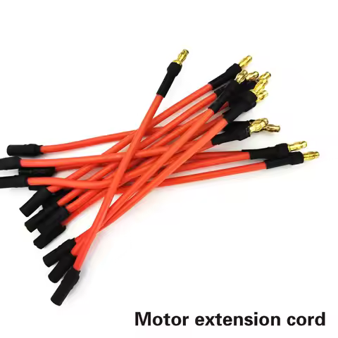 5Pcs/Set RC Silicone Cable Electronic Speed Controller ESC Motor 10/25cm Silicone Cable with 3.5mm B