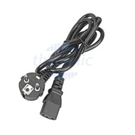 AC Power Cable 16A 220V Length 1.5m, Core 3x1.0mm2, VDE C13 IEC CEE Connection