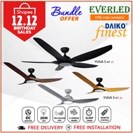 [Daiko 4 Room Yuga Package] Daiko Yuga 5 x 1 + Daiko Yuga 3 x 3 (DC Inverter Fan)