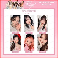 YT1 6PCS/Set IVE Yujin LOMO Card Mini Album IVE EMPATHY Postcards Collection Stars Periphery TY1
