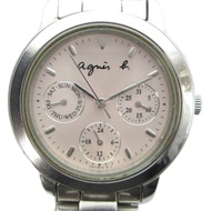 Agnes B(แอกเนส บี) Wrist Watch Chronograph Direct from Japan Secondhand