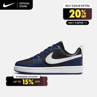 Nike Older Kids Court Borough Low 2 Shoes - Midnight Navy [BQ5448-404]