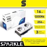 SPARKLE Intel Arc A770 ROC LUNA OC Edition 16GB GDDR6 256 Bit Graphic Card