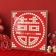 Template Handcraft diy Newlywed Double Happiness Stickers Gift Hundred Happiness Pictures5Photo Fram