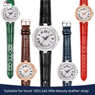 Strap for Tissot 1853 Lady Heartbeat Watch Women s T126207 Original Style 1853 Genuine Leather Watch