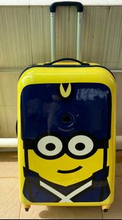 Minions 小黃人 30寸 行李箱, 30" 4 wheels soft suitcase  HK$100.00