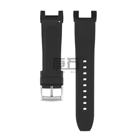 Fluorine Rubber Watch band Strap with Adapters Connector for CASIO GW-9500 GW 9500