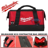 🍒milwaukee🍒 spanar box tool set MILWAUKEE M18 TOOL BAG CONTRACTOR BAG (MEDIUM) MCB (M)-M18