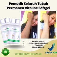 Pemutih Tubuh Vitaline Softgel Tiens Vitagel Kapsul Pemutih Badan