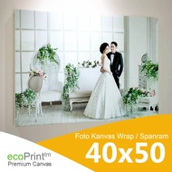 Canvas Photo Print Spanram Wrap Size 40x50 cm 20R 16R