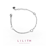 Lilith accessories - Minimal Heart Bracelet สร้อยข้อมือ มินิมอล หัวใจ