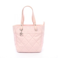 【二手】香奈兒 (Chanel) CHANEL 托特包 Paris Biarritz PM A34208 粉紅色帆布皮革 Paris Biarritz 托特包 PM 女士二手 B