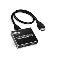 4K@60Hz HDMI Splitter 1 Input 2 Output, AVEDIO Link Splitter Aluminum HDMI Splitter