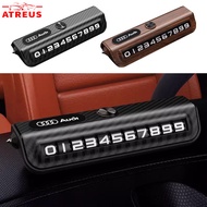 Audi Car Temporary Parking Card Phone Number Hidden Stop Sign Phone Number Holder Plate Car Park Sto