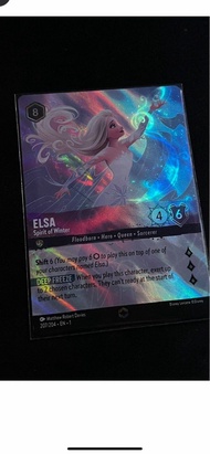 Elsa  Lorcana card Disney