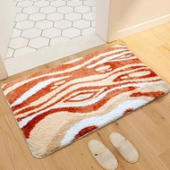 木星紋路簇絨浴室地墊可愛腳墊吸水防滑浴墊居家裝飾禮物