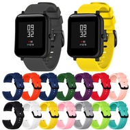 Top Quality 20mm For Huami Amazfit GTS / Samsung Galaxy Watch Active 2 / Gear Sport Silicone Watch Band(Black)