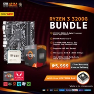 BRANDNEW BUNDLE MOTHERBOARD PROCESSOR AMD RYZEN 3 3200G, R5 3400G, 4655G, 5600GT & R7 5700G