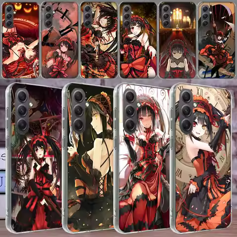 Date A Live Tokisaki Kurumi Phone For Samsung A15 A25 A35 A55 A71 A51 Galaxy S9 S8 S10E A41 A31 A11 
