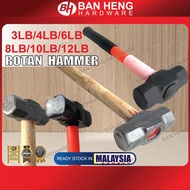 4LB 6LB 8LB 10LB 12LB ROTAN HAMMER / ROTAN HAMMER PPR BLACKSMITH / HAMMER BESAR