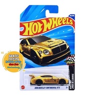 Hot Wheels HotWheels Lot Q 2025 2018 Bentley Continental GT3 Gold/