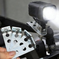 Motorcycle LED Spotlight Bracket Durable L-shaped Motorbike EV Rearview Mirror Headlight Extension H